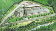 日吉工場全鳥瞰